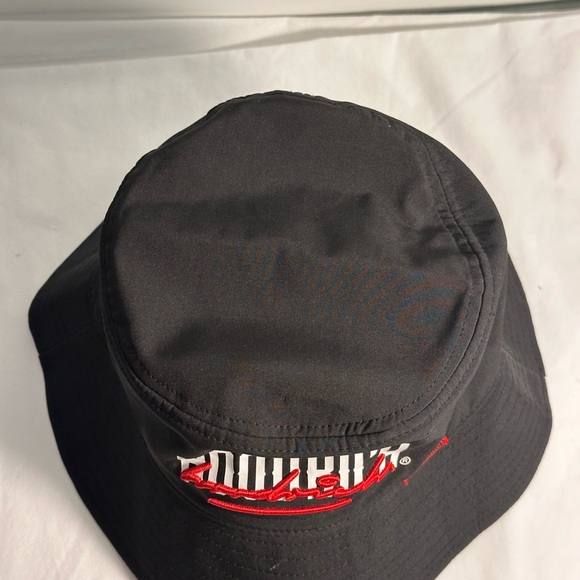 Hoodrich Bucket Hat Black Streetwear Logo Mens L XL Stretch Casual - Picture 4 of 14